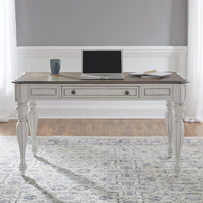 Liberty Magnolia Manor Lift Top Writing Desk in Antique White