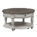 Liberty Magnolia Manor Round Cocktail Table in Antique White - Furniture Max (Falls Church,VA) *