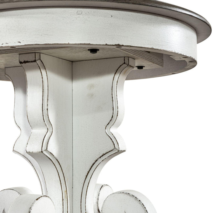 Liberty Magnolia Manor Round End Table in Antique White - Furniture Max (Falls Church,VA) *