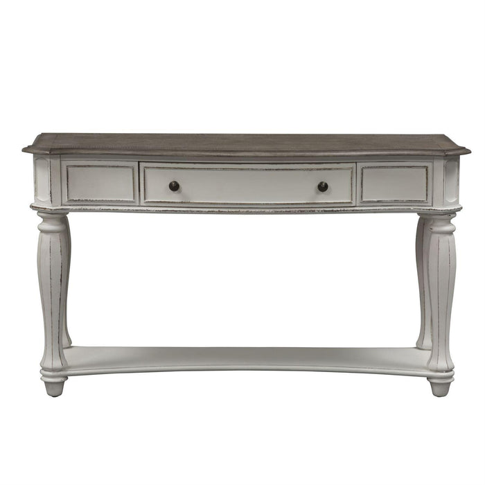 Liberty Magnolia Manor Sofa Table in Antique White - Furniture Max (Falls Church,VA) *