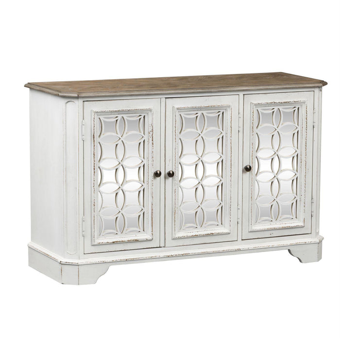 Liberty Magnolia Manor TV Console in Antique White - Furniture Max (Falls Church,VA) *