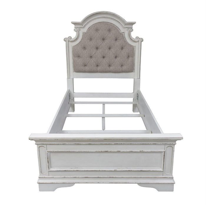 Liberty Magnolia Manor Twin Upholstered Bed in Antique White - Furniture Max (Falls Church,VA) *