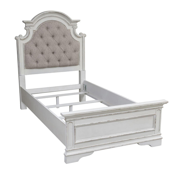 Liberty Magnolia Manor Twin Upholstered Bed in Antique White - Furniture Max (Falls Church,VA) *