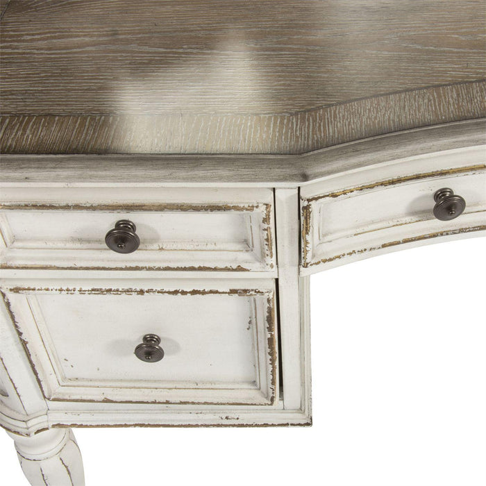 Liberty Magnolia Manor Vanity Desk in Antique White