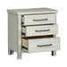 Liberty Modern Farmhouse 3 Drawer Nightstand in White - Furniture Max (Falls Church,VA) *