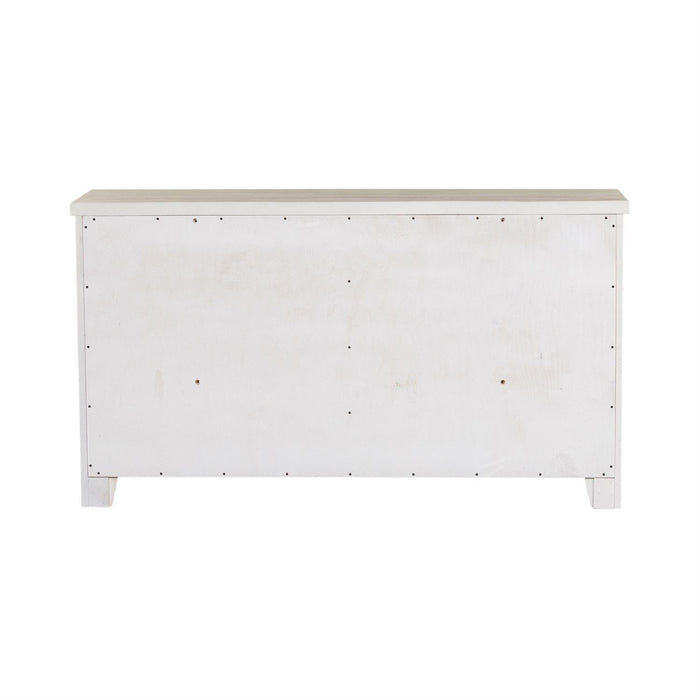 Liberty Modern Farmhouse 8 Drawer Dresser in White - Furniture Max (Falls Church,VA) *