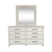 Liberty Modern Farmhouse 8 Drawer Dresser in White - Furniture Max (Falls Church,VA) *
