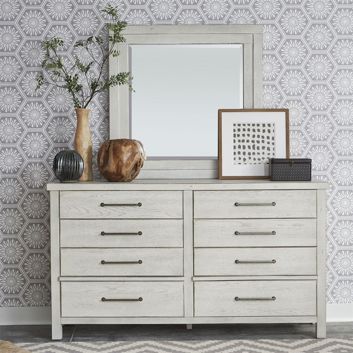 Liberty Modern Farmhouse 8 Drawer Dresser in White - Furniture Max (Falls Church,VA) *