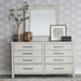 Liberty Modern Farmhouse 8 Drawer Dresser in White - Furniture Max (Falls Church,VA) *