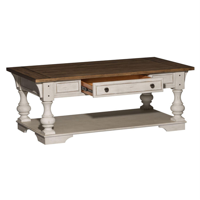 Liberty Morgan Creek Cocktail Table in Antique White - Furniture Max (Falls Church,VA) *
