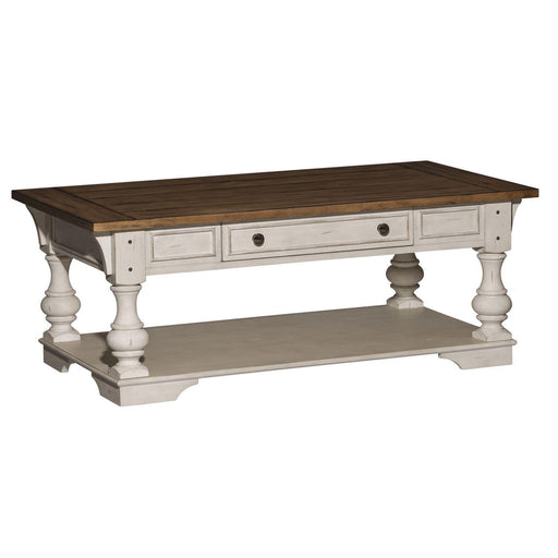 Liberty Morgan Creek Cocktail Table in Antique White - Furniture Max (Falls Church,VA) *