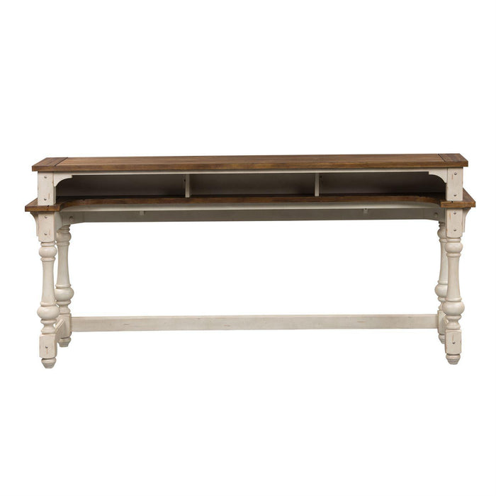 Liberty Morgan Creek Console Bar Table in Antique White - Furniture Max (Falls Church,VA) *