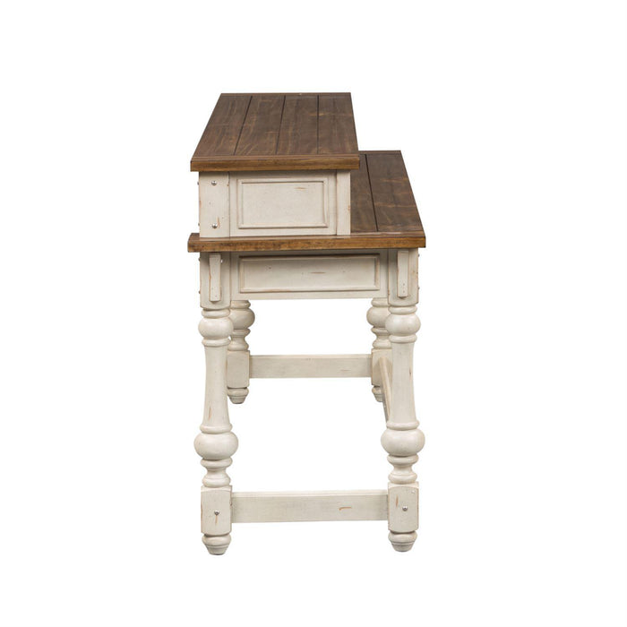 Liberty Morgan Creek Console Bar Table in Antique White - Furniture Max (Falls Church,VA) *