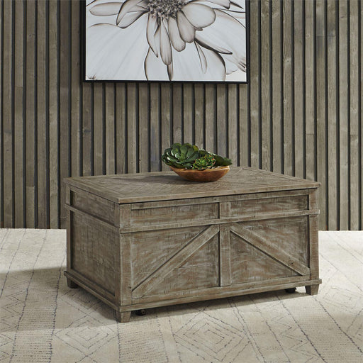 Liberty Parkland Falls Storage Trunk in Weathered Taupe - Furniture Max (Falls Church,VA) *