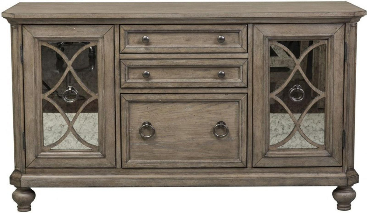 Liberty Simply Elegant Credenza in Heathered Taupe - Furniture Max (Falls Church,VA) *