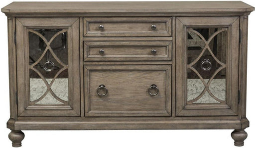 Liberty Simply Elegant Credenza in Heathered Taupe - Furniture Max (Falls Church,VA) *