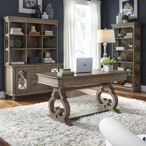 Liberty Simply Elegant Writing Desk in Heathered Taupe - Furniture Max (Falls Church,VA) *