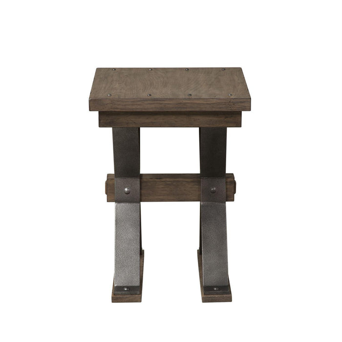 Liberty Sonoma Road Chair Side Table in Weathered Beaten Bark - Furniture Max (Falls Church,VA) *