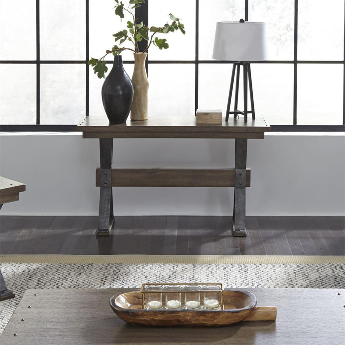 Liberty Sonoma Road Sofa Table in Weathered Beaten Bark - Furniture Max (Falls Church,VA) *