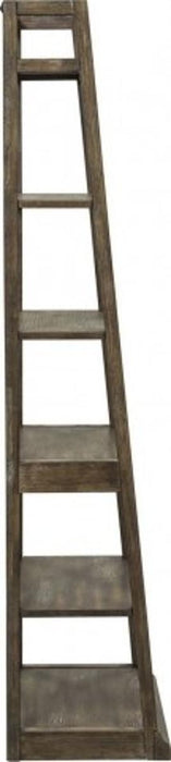 Liberty Stone Brook Leaning Bookcase in Rustic Saddle - Furniture Max (Falls Church,VA) *
