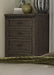 Liberty Thornwood Hills 5-Drawer Chest in Rock Beaten Gray - Furniture Max (Falls Church,VA) *