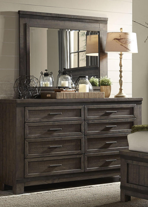 Liberty Thornwood Hills Landscape Mirror in Rock Beaten Gray - Furniture Max (Falls Church,VA) *
