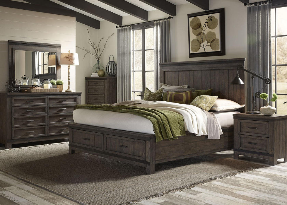 Liberty Thornwood Hills 5-Drawer Chest in Rock Beaten Gray - Furniture Max (Falls Church,VA) *