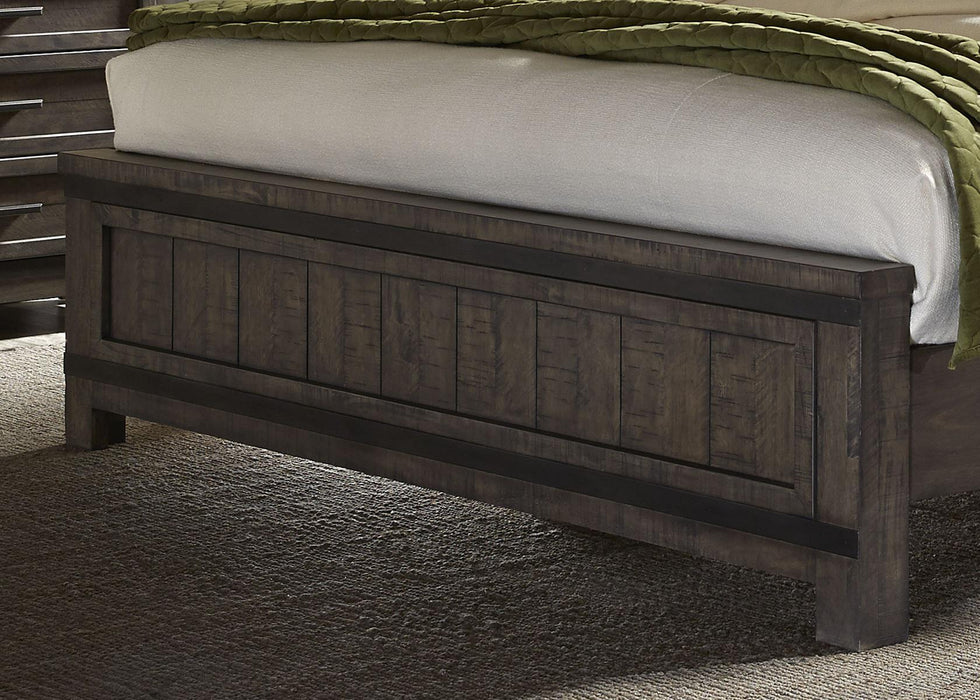 Liberty Thornwood Hills King Panel Bed in Rock Beaten Gray 759-BR-KPB