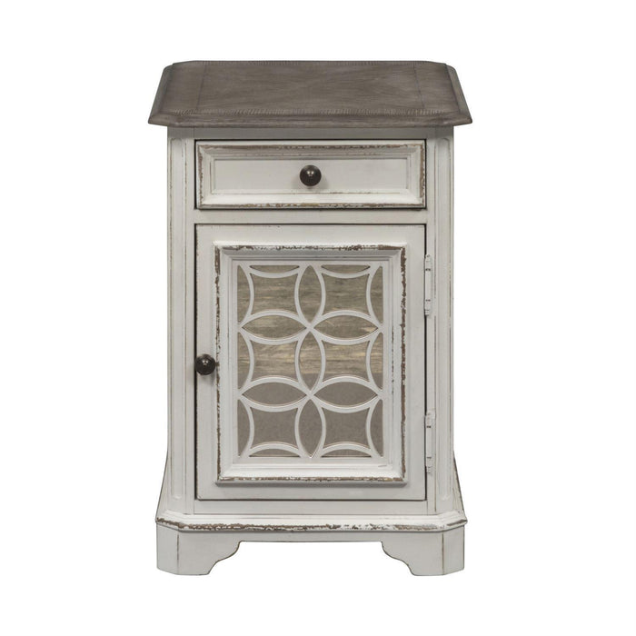 Liberty Magnolia Manor Chair Side Table in Antique White - Furniture Max (Falls Church,VA) *