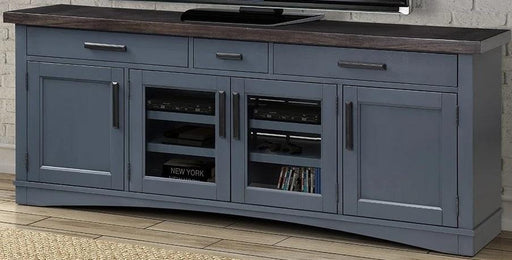 Parker House Americana Modern 76 in. TV Console in Denim - Furniture Max (Falls Church,VA) *