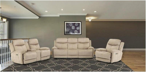 Parker House Bowie Sofa Dual Recliner Power with USB and Power Headrest in Doe - Furniture Max (Falls Church,VA) *