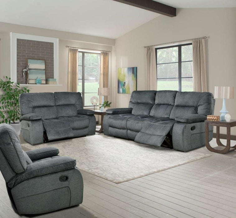 Parker House Chapman Sofa Triple Recliner Manual in Polo