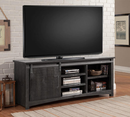 Parker House Durango 76 in. Console with Sliding Door in Rustic Dark Pine - Furniture Max (Falls Church,VA) *