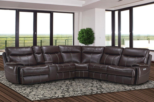 Parker House Dylan Power Left Arm Facing Recliner in Mahogany - Furniture Max (Falls Church,VA) *