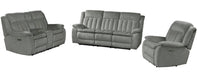 Parker House Furniture Cuddler Power Console Loveseat in Laurel Dove - Furniture Max (Falls Church,VA) *