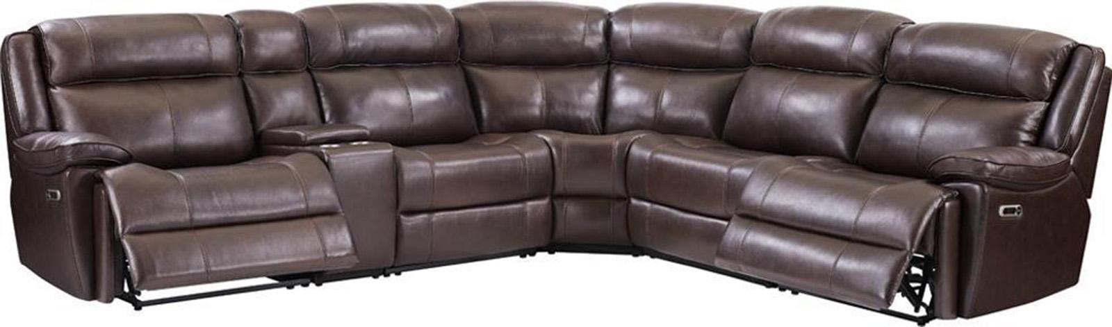 Parker House Furniture Eclipse Corner Wedge in Florence Brown