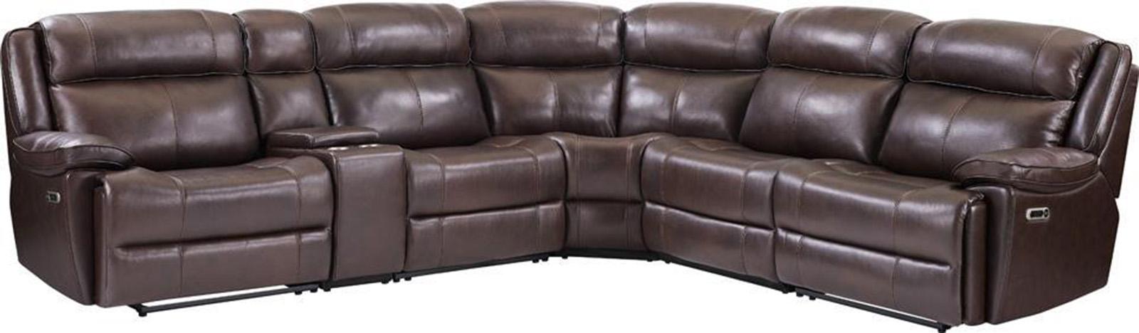 Parker House Furniture Eclipse Power Left Arm Facing Recliner in Florence Brown