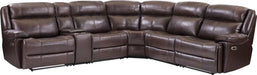 Parker House Furniture Eclipse Power Right Arm Facing Recliner in Florence Brown - Furniture Max (Falls Church,VA) *