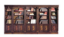 Parker House Huntington 3 Piece Inset Bookcase Wall in Vintage Pecan - Furniture Max (Falls Church,VA) *
