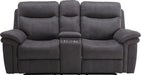 Parker House Mason Loveseat Dual Reclining Power with USB Charging Port and Power Hradrest in Charcoal - Furniture Max (Falls Church,VA) *