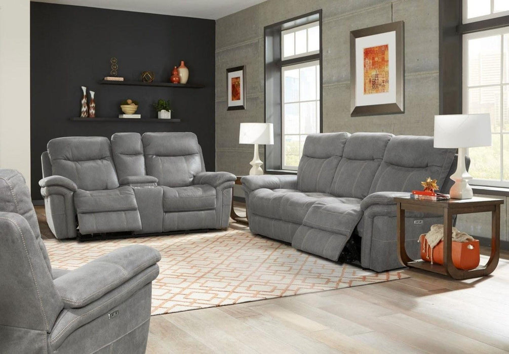 Parker House Mason Loveseat Dual Reclining Power with USB Charging Port and Power Hradrest in Carbon - Furniture Max (Falls Church,VA) *