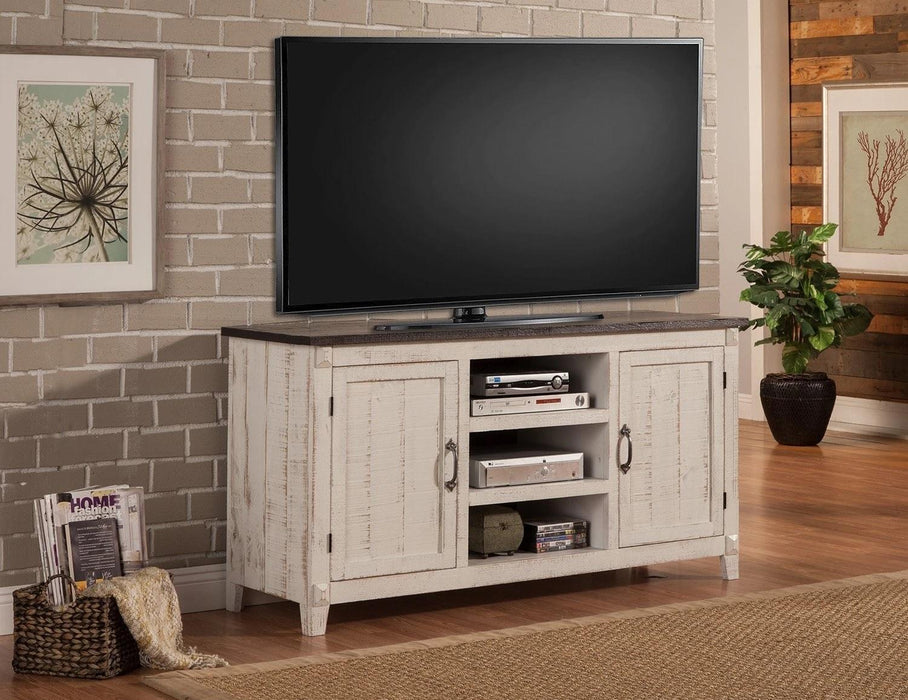 Parker House Mesa 63" TV Console in Antique White