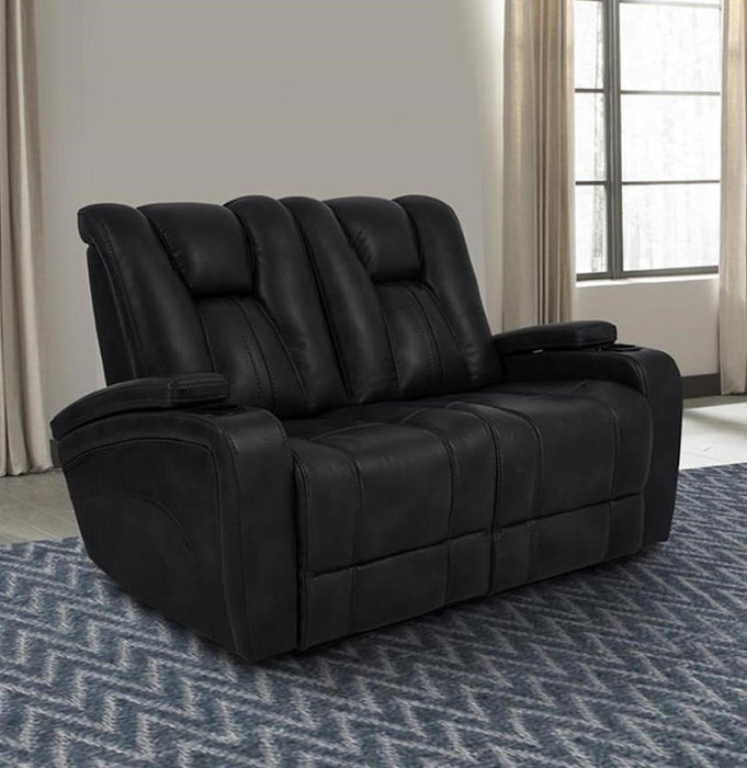 Parker House Optimus Power Loveseat in Midnight - Furniture Max (Falls Church,VA) *