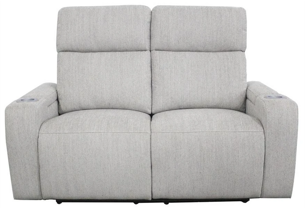 Parker House Orpheus Power Loveseat in Bisque