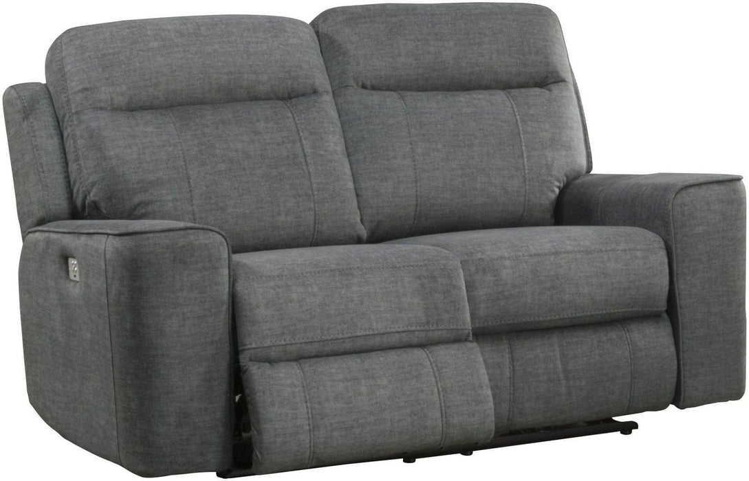 Parker House Parthenon Loveseat Dual Power with USB and Power Headrest in Titanium
