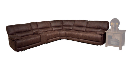 Parker House Pegasus 6pc Power Recliner Sectional in Dark Kahlua - Furniture Max (Falls Church,VA) *