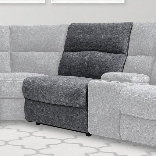 Parker House Polaris Manual Armless Recliner in Bizmark Grey - Furniture Max (Falls Church,VA) *