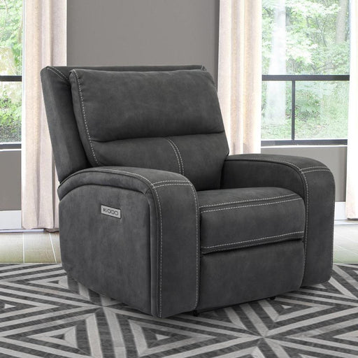 Parker House Polaris Power Chair in Slate - Furniture Max (Falls Church,VA) *