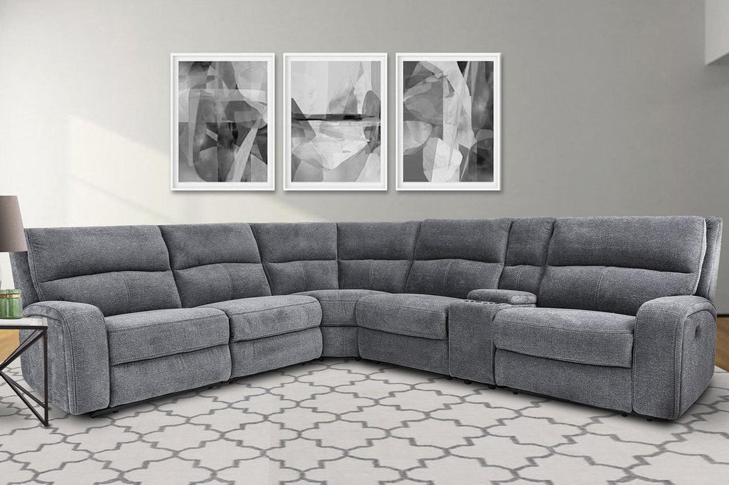 Parker House Polaris Armless Chair in Bizmark Grey - Furniture Max (Falls Church,VA) *