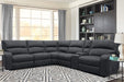 Parker House Polaris Entertainment Console in Slate - Furniture Max (Falls Church,VA) *